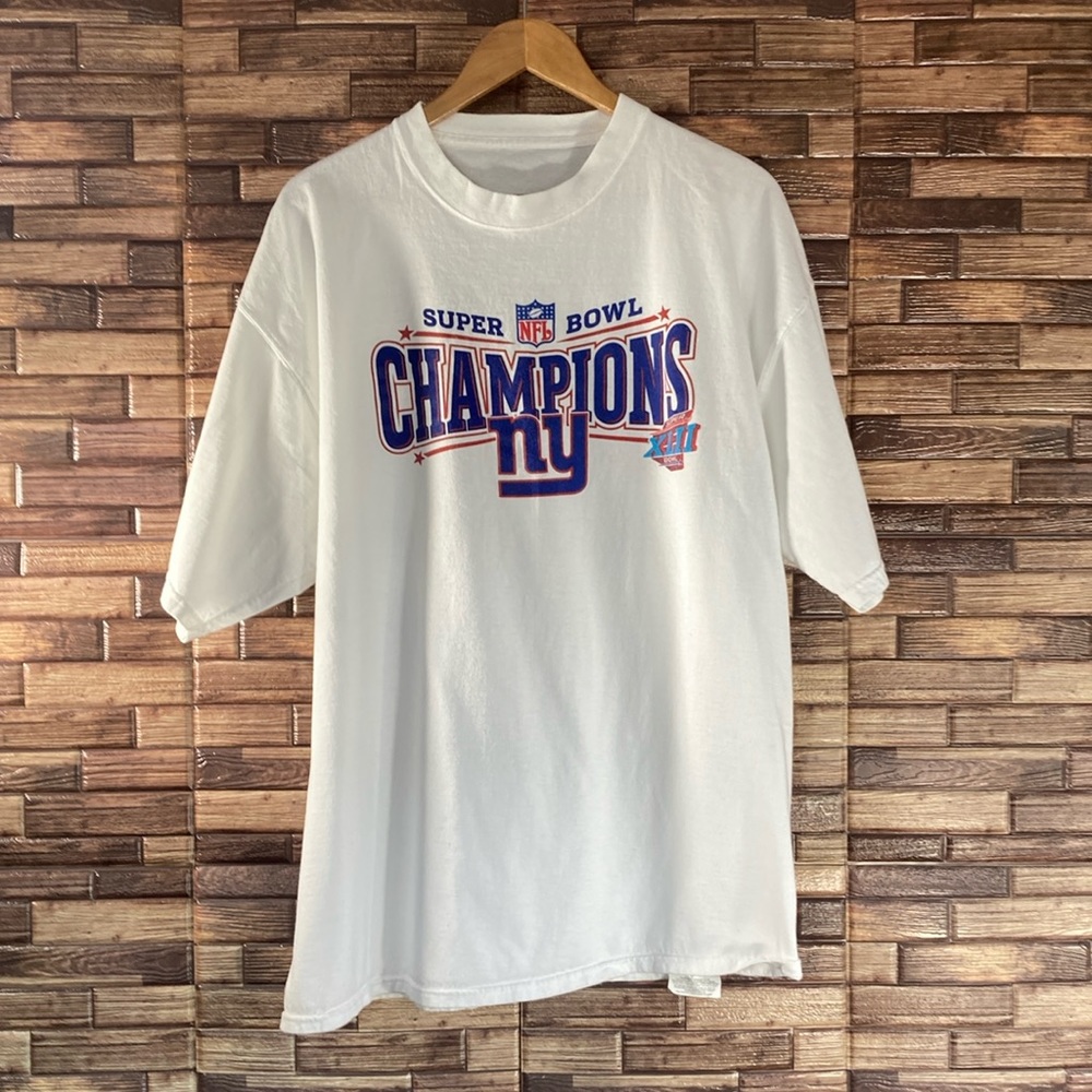 NY Giants Super Bowl XLII Champions VF Imagewear 2XL White